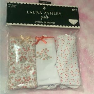 Laura Ashley girls 4/5T toddler panties